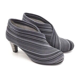 United Nude Fold Sense Colorful Fabric Heeled Bootie 36